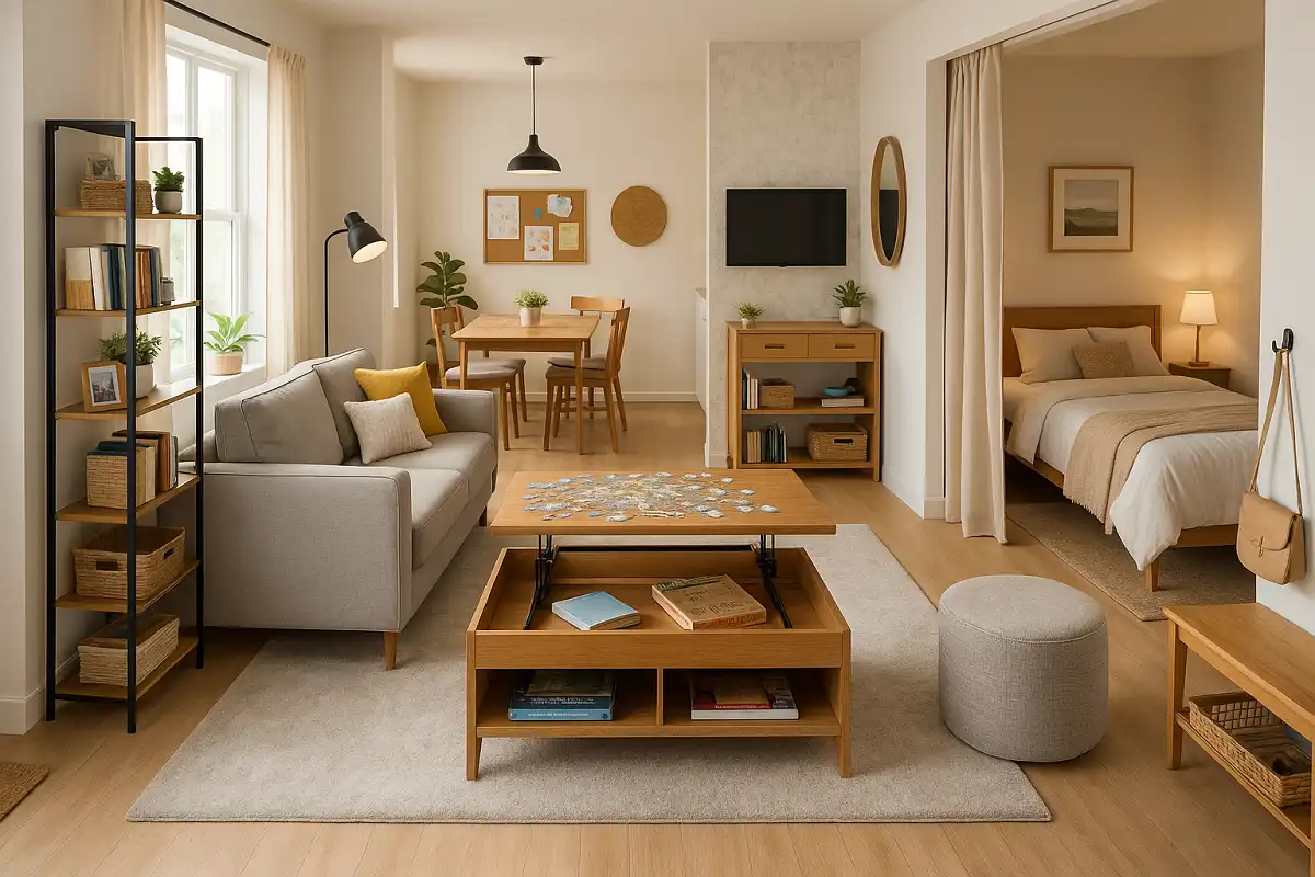 Modern Apartment with Cozy Elements