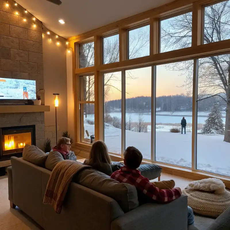 Cozy Home Interior with Effective Insulation