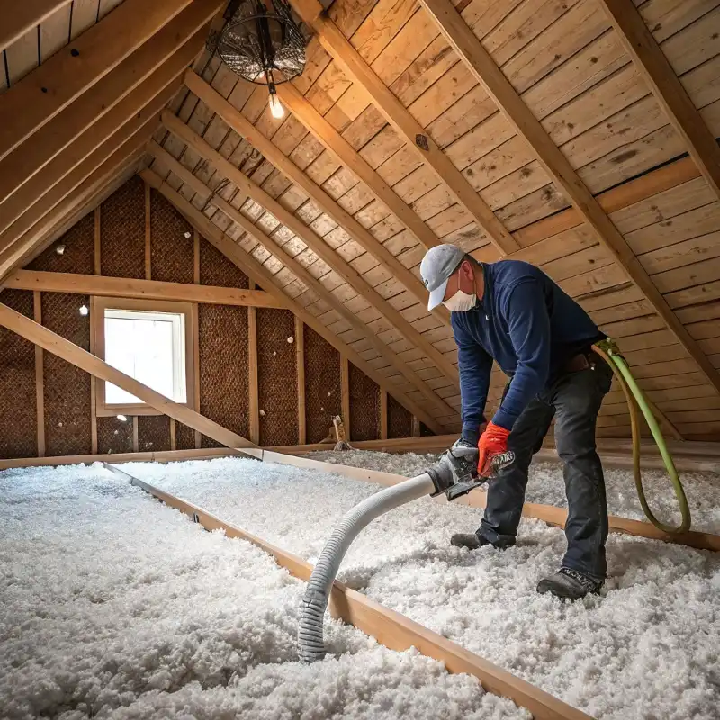 Blown-In Insulation Process