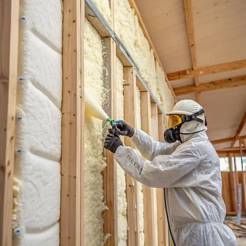 Sprayed Foam Insulation Application