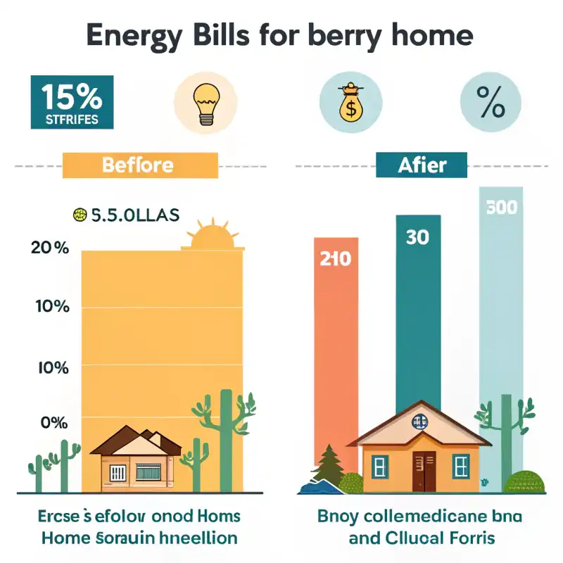 Energy Savings Chart for Insulated Homes