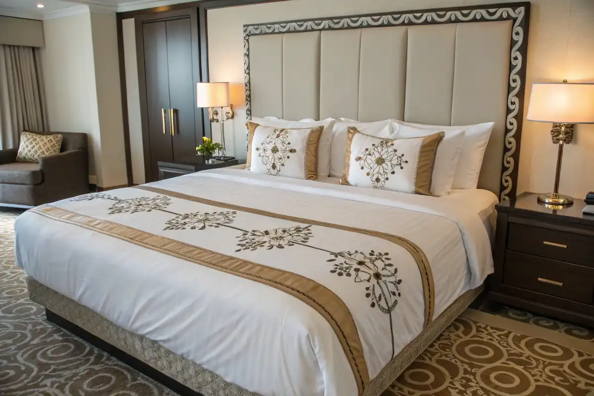 Layered Bedding on a King Size Bed (Hotel-Style)