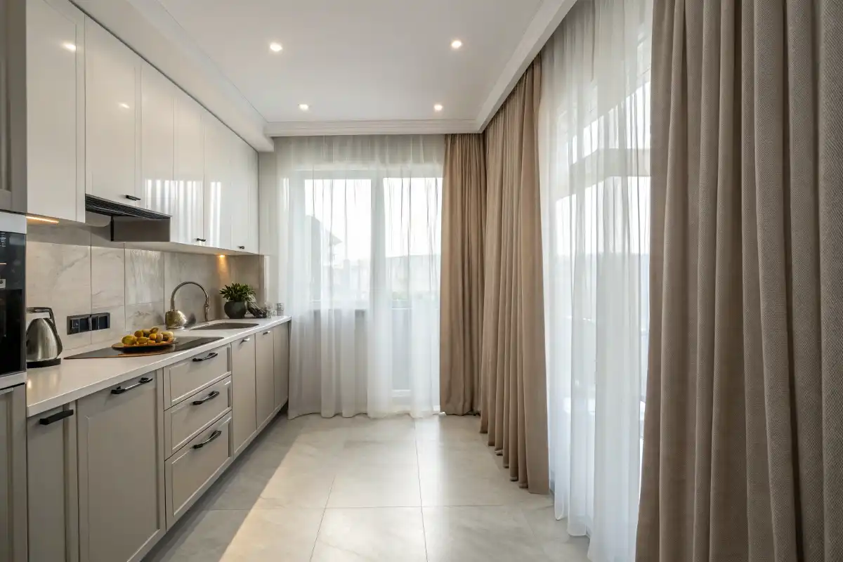 Layered Neutral Drapes