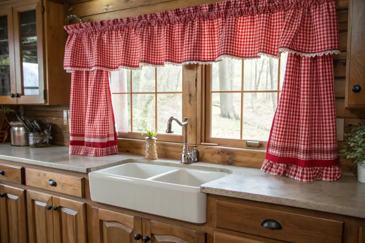 Gingham Valances