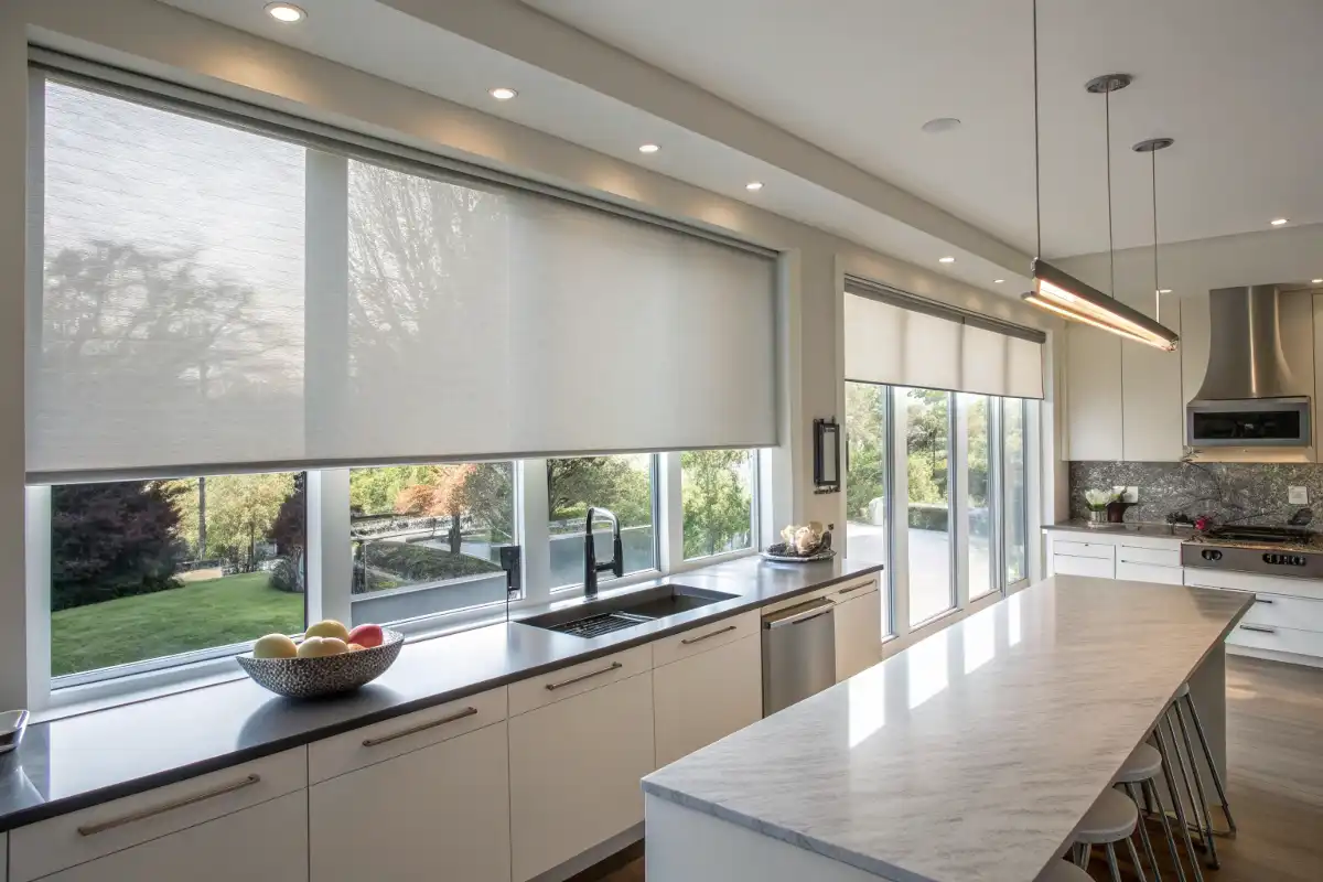 Shades and Blinds in Modern Kitchens