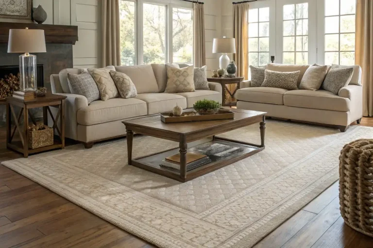 Living Room Rug Essentials: Material, Trends, Styling & Maintenance (2025)