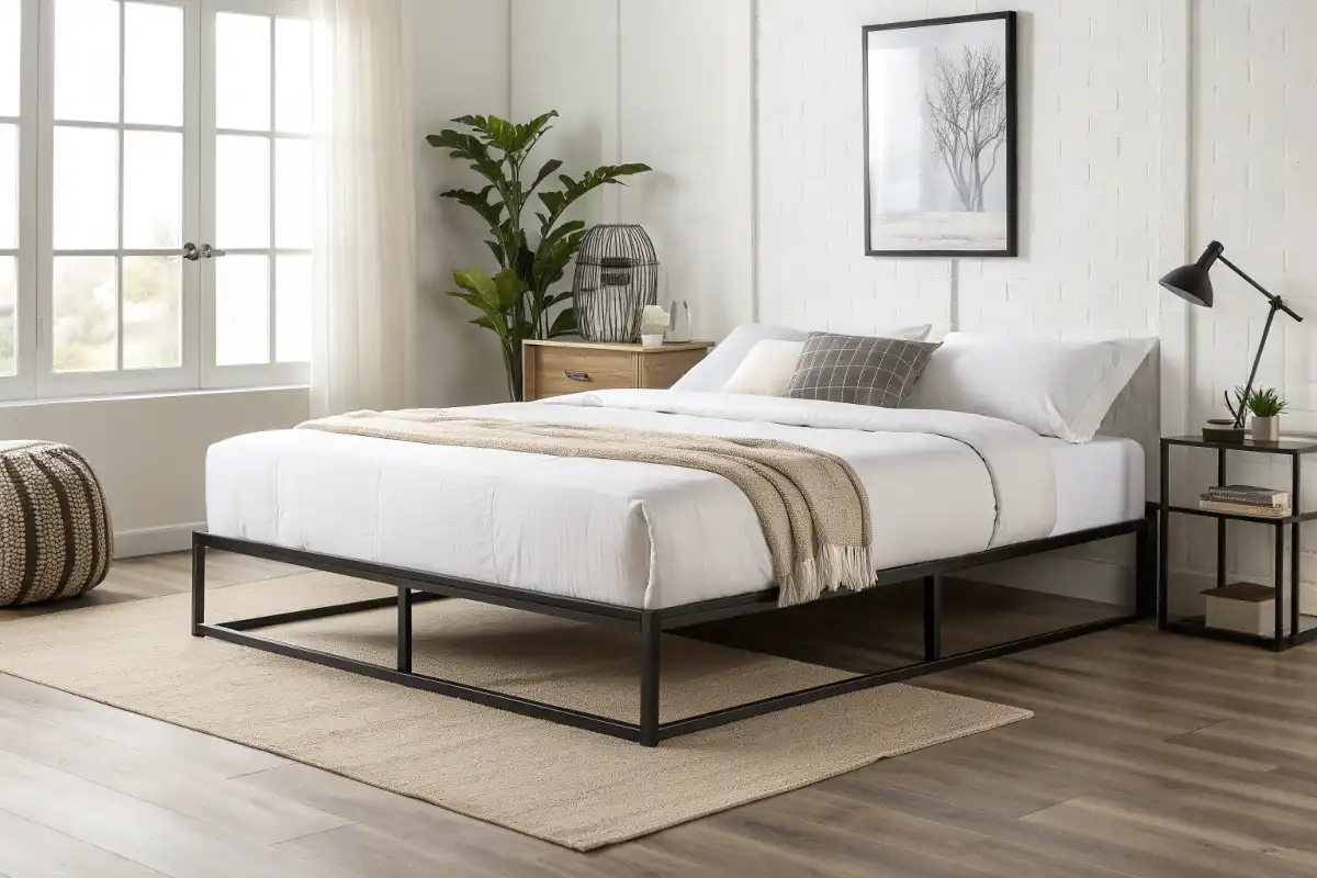Modern Platform Queen Bed Frame