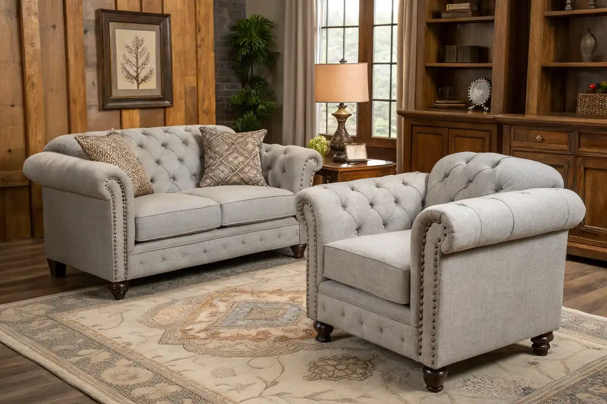 Transitional Family Room Set